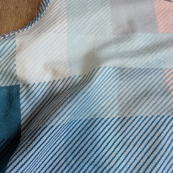 Eddie Bauer Sleeveless Blue and Pink Tank Top - Picture 3 of 3